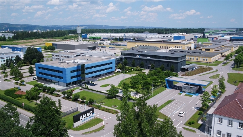 Austria Metall GmbH: Standort Ranshofen aus der Luft